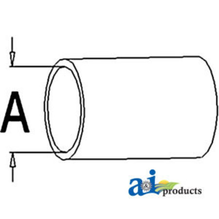 A & I Products Radiator Hose, Lower 3" x2" x2" A-B388